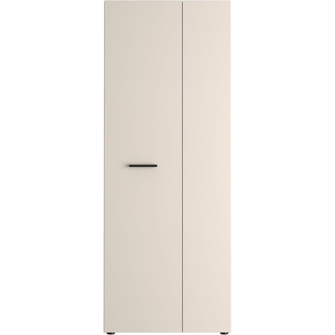 Schuhschrank 70 Beige moderner Flurschrank 2-tuerig