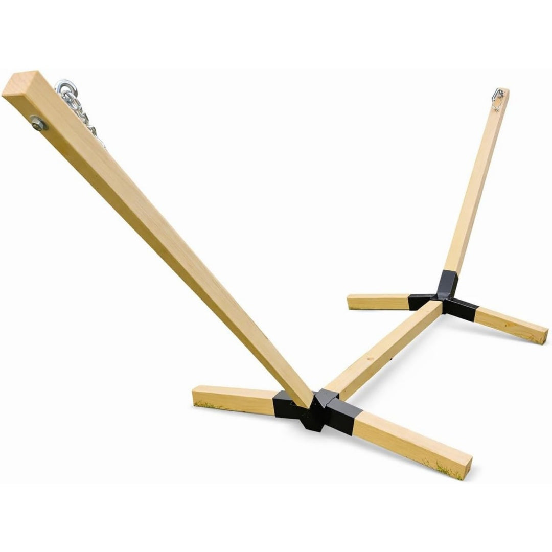 Haengemattengestell aus impraegniert holz 65x65 mm klappbar verstellbar Komplettset