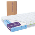 Kindermatratze 15cm Matratze fuer Kinder - Oeko-TEX zertifiziert - wendbar atmungsaktiv - Allergiker geeignet mit waschbarem TENCEL Bezug