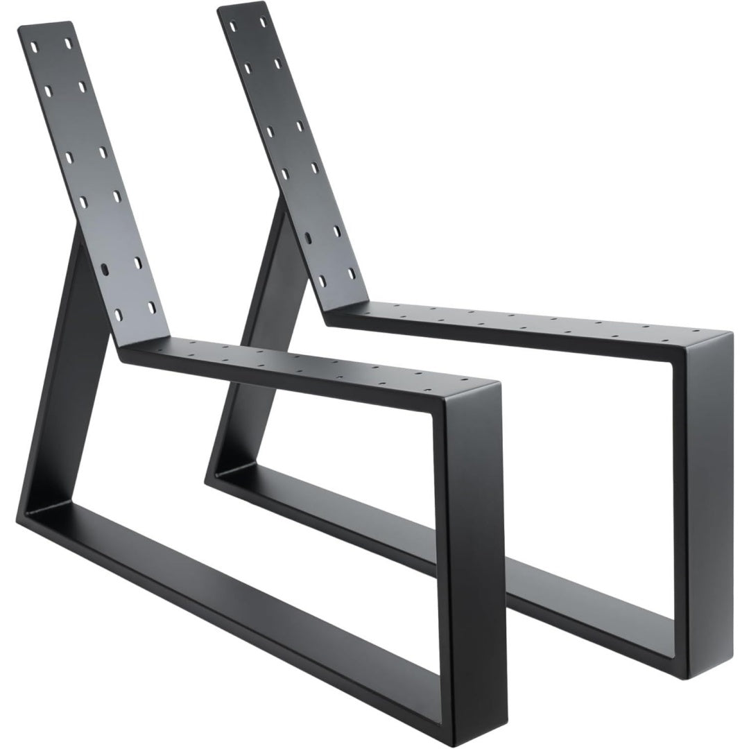 Natural Goods Berlin 2X Bankgestell Laidback - Bankbeine Metall - Bankgestell Mit Lehne - Bankfuesse Fuer DIY Outdoor Sofa Wetterfest - Bankkufen
