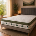 7-Zonen Taschenfederkernmatratze 22 cm H2-H5 Haertegrade 140x200 cm beidseitiger Topper (weich/fest) ergonomisch atmungsaktiv