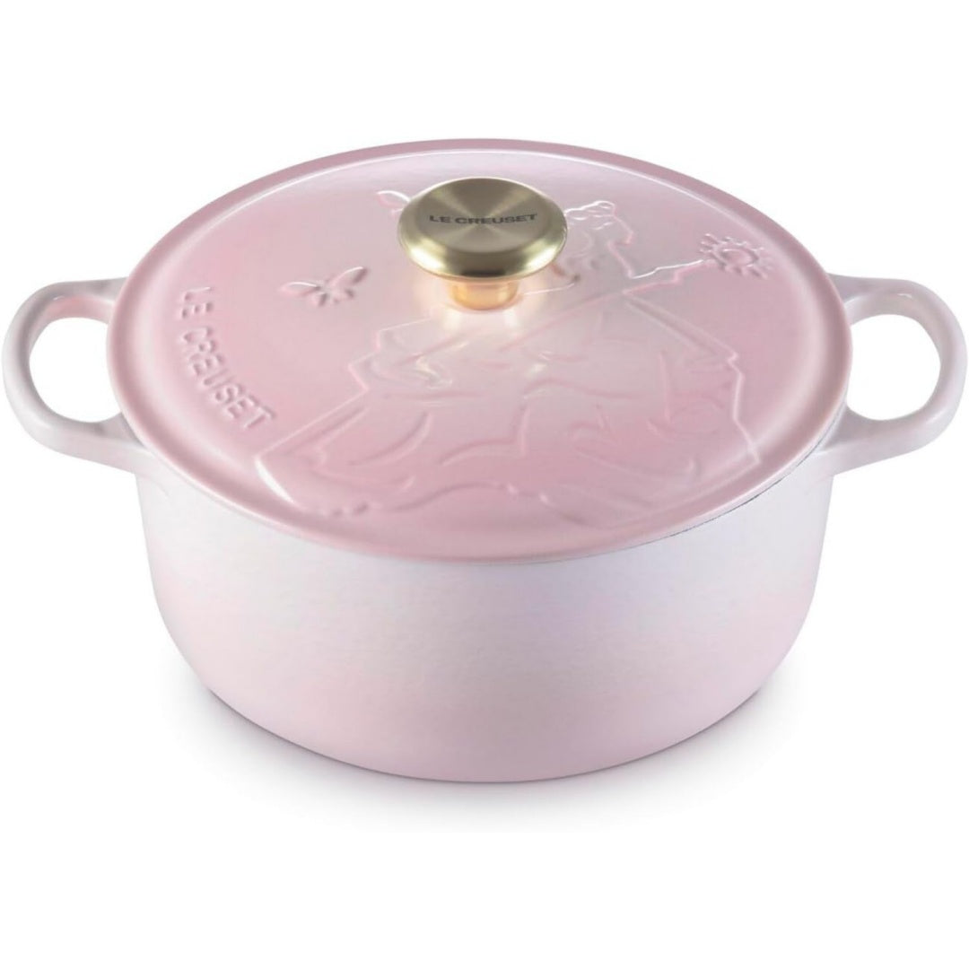 Le Creuset Wicked Collection Glinda Rundkasserolle aus Gusseisen mit Praegung