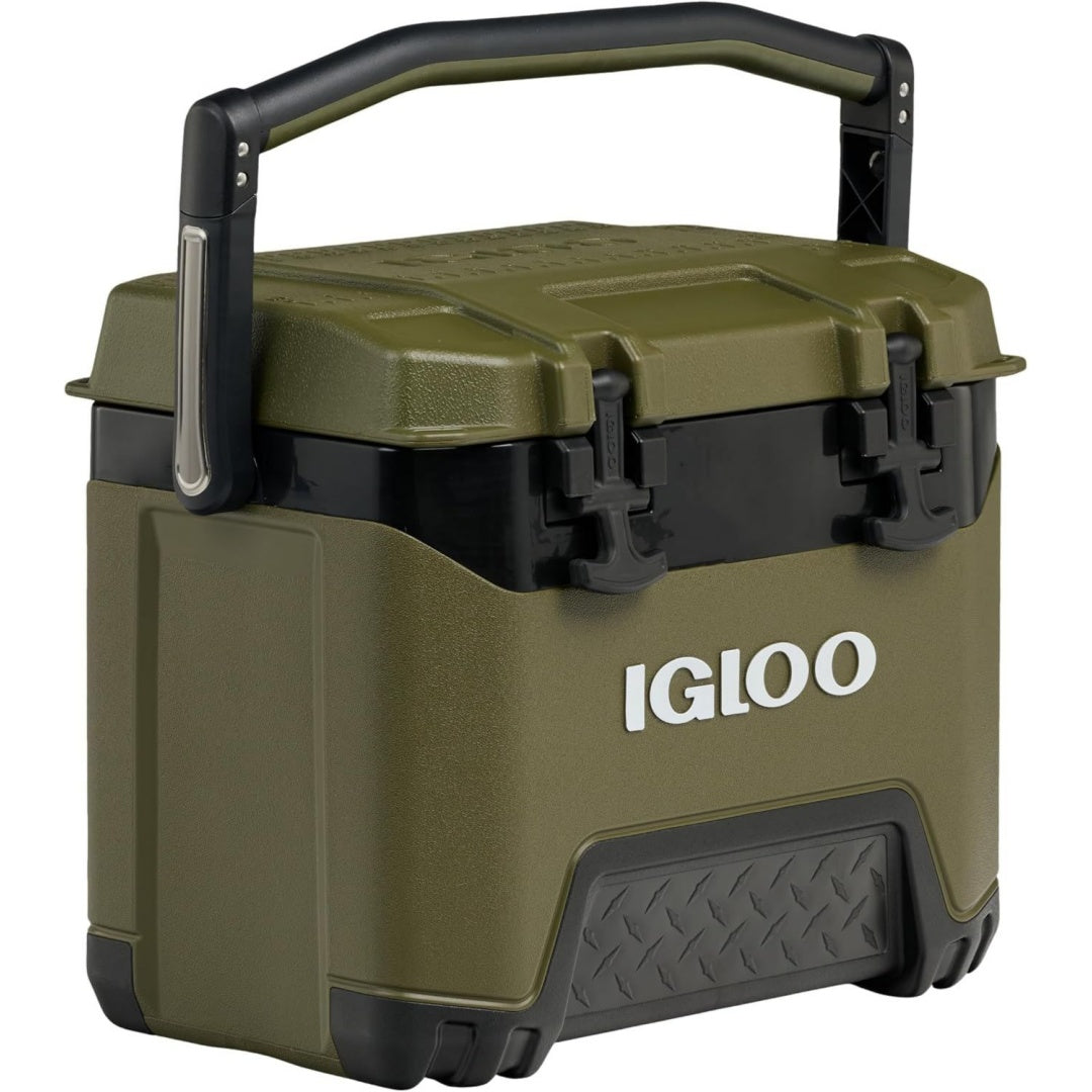 IGLOO BMX 25 Kuehlbox 24L robuste OutdoorKuehlbox mit verstaerkter Isolierung Blau leicht tragbar ideal fuer Camping
