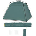 JUSTCAMP wasserdichter Schnellaufbau Pavillon mit 4 Seitenwaenden 2 2,5 x 2,5 m 5 m - robuster Outdoor Pavillon faltbar mit UV-Schutz 80+ fuer Garten