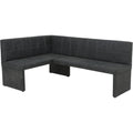 Hela Tische anthrazit Eckbank Sitzbank Melanie Bezug Microfaser Vintageoptik